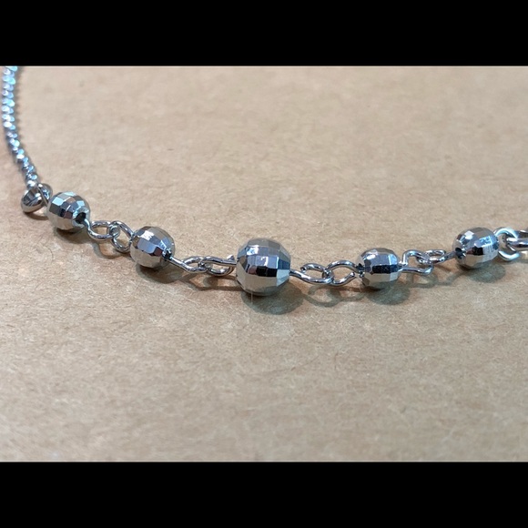 SIGNED Cookie Lee Silver Tone Anklet BRAND NEW - Picture 4 of 6